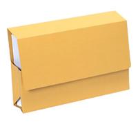 Guildhall Probate Document Wallet PRW2-YLWZ A4, Foolscap Flap Manilla Landscape 37 (W) x 26.5 (D) x 7 (H) cm Yellow Pack of 25