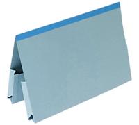 Guildhall Reinforced Double Pocket Wallet 218-BLUZ A4, Foolscap Flap Manilla 315 gsm Landscape 27.5 (W) x 13.5 (D) x 37.5 (H) cm Blue Pack of 25