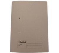 Guildhall Spiral File A4 Buff Manilla 285 gsm 285 gsm 0 Holes Pack of 25