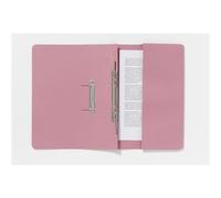Guildhall Spring Pocket Transfer File Manilla Foolscap 285gsm Pink (Pack 25) - 347-PNKZ