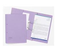 Guildhall Spring Pocket Transfer File Manilla Foolscap 315gsm Mauve (Pack 25) - 349-MVEZ