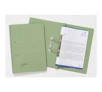 Guildhall Spring Transfer File Manilla Foolscap 285gsm Green (Pack 25) - 346-GRNZ