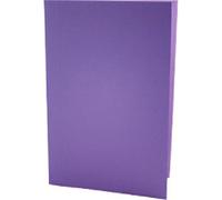 Exacompta - Ref FS250-MVEZ - Guildhall - Square Cut Folder, 250gsm Medium Weight Manilla, 349 x 242mm, A4 & Foolscap, Approx. 100 Sheets, Blue Angel Certified - Mauve, Pack of 100