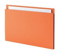 ExaClair FS315-ORGZ - Guildhall Square Cut Folders Foolscap Orange PK100