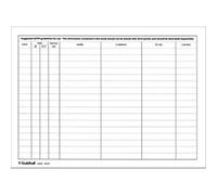 Guildhall Visitors Book Refill A4 Ruled T40/RZ White