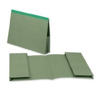 guildsoft 218-GRNZ - Guildhall Reinforced Double Document Wallet Green 218-GRNZ - (PK25)