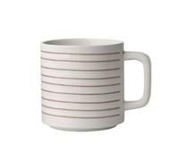 guiling-1986 Coffee Mug Simple Geometric Line Mug Coffee Cup Ceramic for Tea Cocoa Milk at Home & Office Mug Cup(Red)