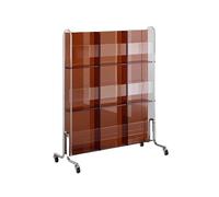 guiling-1986 DVD Shelf Organizer Multi-functional Movable with Caster Wheel Vinyl Record Storage Rack Newspaper Books Display Shelf CD Storage Rack