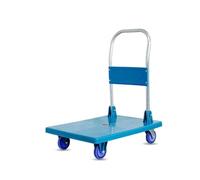 guiling-1986 Foldable Push Cart Household Portable Folding Silent Casters Handling Goods Trolley Flat Truck