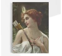 Guillaume Seignac Diana the Huntress | 19th Century Painting, Vintage Print, Fine Wall Art, Poster, European Art Artwork, Antique Pictures
