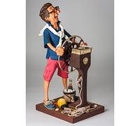 Guillermo Forchino FO85543 The Captain's W nd Wood, Multicoloured, 30 x 25 x 44 cm