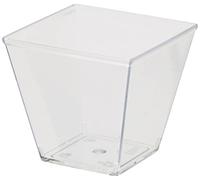 GUILLIN - MOULIPACK VERINE60C Pack of 50 Verrine Pyramid Shape 6Cl, Polysterene, 5,1 x 5,1 x 4,6 cm