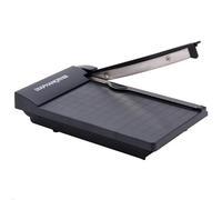 Guillotine Paper Trimmer, Mini Compact Paper Cutter, 1/4-Inch Grid for Precision Cutting, Straight Cuts Up to 3 Sheets, Perfect for Photos,Card Making and Small Craft Projects (Grey)