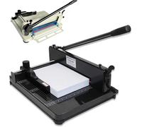 Guillotine Trimmer for Paper Cutting - Cuts Up to 400 Sheets, A3 Industrial Paper Cutter with Safety Guard and Blade Lock, 12-Sheet Capacity for Cardstock and Laminating Sheets