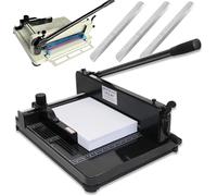 Guillotine Trimmer for Paper Cutting - Cuts Up to 400 Sheets, A3 Industrial Paper Cutter with Safety Guard and Blade Lock, 12-Sheet Capacity for Cardstock and Laminating Sheets