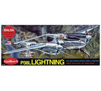 Guillow Lockheed P-38 Lightning Balsa Model Aircraft Kit
