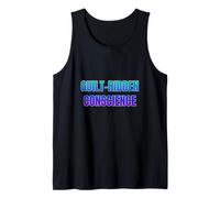 Guilt Ridden Conscience Funny Progressive Design Tank Top
