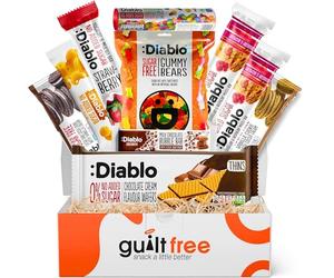 GuiltFree Diabetic Sugar Free Hamper for Diabetics SugarFree Sweets Gift Box Ideal for Gym Selection Snack Diabetic Hampers Treat Box