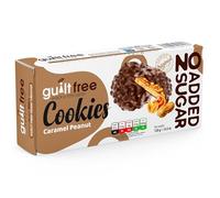 GuiltFree Sugar Free Caramel Peanut Cookies 128g - Pack of 1 | No Added Sugar Biscuits | Diabetic Friendly Snack & Everyday Treat