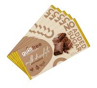 GuiltFree Sugar Free Chocolate Bar 70g No Added Sugar chocolate Sugar Free chocoalte Keto for Diabetic Friendly Perfect for Gift Hamper Basket Box Collection (Pack 5, Milk Chocolate with Hazelnut)