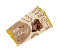 GuiltFree Sugar Free Chocolate Bar 70g No Added Sugar chocolate Sugar Free chocoalte Keto for Diabetic Friendly Perfect for Gift Hamper Basket Box Collection (Pack 3, Milk Chocolate with Hazelnut)