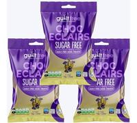Guiltfree Sugar Free Chocolate Eclairs Sweets Retro Classic Sweet Eclair Sweets Milk Chocolate Toffee| for Diabetic Gift Hamper Basket Available - Perfect for Gifting | 3 x 75g Resealable Pack