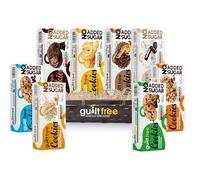 GuiltFree Sugar Free Cookies Basket, 8 Flavours Assorted Biscuit Variety Pack, Diabetic Sugar Free Hamper Cookie Biscuits Snack Gift Hamper Box MultiPack of 4-1.1KG