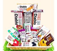 GuiltFree Sugar Free Luxury Gift Hamper - No Added Sugar Snacks Selection Box with Chocolate, Cookies, Wafers, Sweets, 18 Piece Diabetic Friendly Treats