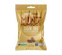 Guiltfree Sugar Free Mint Humbugs Sweets Retro Classic Sweet Hard Boiled Hard Sweets | for Diabetic Gift Hamper Basket Available - Perfect for Gifting | 1 x 75g Resealable Pack
