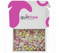 Guiltfree Sugar Free Rhubarb and Custard Sweets Retro Classic Sweet Hard Boiled Hard Sweets | for Diabetic Gift Hamper Basket Available - Perfect for Gifting | 800g (Pack of 1)