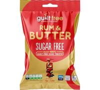 Guiltfree Sugar Free Rum & Butter Toffees Retro Classic Sweet Milk Chocolate Toffee Sweets | for Diabetic Gift Hamper Basket, Party Bags, Birthday Treats, Valentine | (75g (Pack of 1))