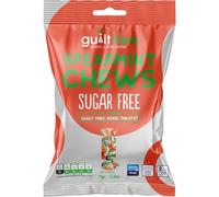 Guiltfree Sugar Free Spearmint Chewy Retro Classic Sweets, Perfect Soft Chews | for Diabetic Gift Hamper Basket Party Bags Birthday Treats Valentine and Perfect for Gifting | 1 x 75g Resealable Pack