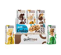 Guiltfree Sugarfree Hamper Diabetic Luxury Mixed Biscuits Assorted Cookies Variety Pack of 6 Selection Box Premium Gym Gifts for Men & Women Sugarfree Cookie Snack Gift Hamper Box