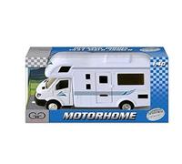 Guilty Gadgets Luxury Camper Van Motorhome Cast Iron Model Car Gift Diecast Toy Vehicle Caravan Van Pull Back Power