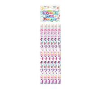 Guilty Gadgets Unicorn Pencils - Pack of 6 - Childrens Birthday Xmas Gift Party Bag Stocking Filler Fun Arts and Crafts Book Sketch Book for Girls and Boys Kids Toy