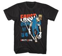 Guilty Gear Strive Faust Men's T Shirt Dr. Baldhead Characters Arc Video Game Black