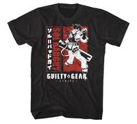 Guilty Gear Strive Sol Badguy Men's T Shirt Anime Characters Arc Video Game Black