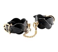 Guilty Pleasure Eclipse Astral Braided Bondage Ankle Cuffs Black