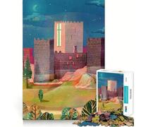 Guimaraes Portugal 1000 Pieces Jigsaw Puzzles for Adults Recall Boost Good Thick Real Challenge Art Display (38x52cm)
