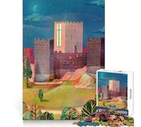 Guimaraes Portugal Jigsaw Puzzle 1000 Piece Recall Enhancer Thick Material Pattern Assemble Birthday Gift (50x75cm)