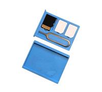 GuimMCanLin Computer Memory Card Cases,Anti-Shock Storage Dustproof | Memory Card Dustproof Holder | for Men Adults Travelers Expats Tech Lovers Travel Airport Camping Cruise Vacation Business Trips
