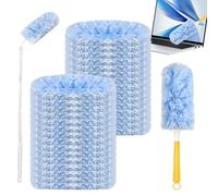 GuimMCanLin Heavy Duty Duster Refills - Electrostatic Bed Dust Removal | Desk Dust Removal Brush | for Parents Home Office Apartment Dorm Bookshelf Sofas Beds Car Window Sills TVs Speakers Garage