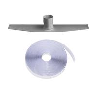 GuimMCanLin Portable AC Window Seal,with Adhesive Fastener 158 Inch Waterproof No-Drill | AC Window Vent Seal Kit - for Home Apartment Office Hotel Room Classroom Small Retail Store