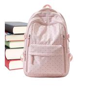 GuimMCanLin Travel Backpack Waterproof Girls Nylon Dot Laptop Bookbag