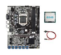 Guindxan B75 ETH Mining Motherboard 12 PCIE to USB Adapter+G540 CPU+Switch Cable LGA1155 MSATA DDR3 B75 USB BTC Motherboard