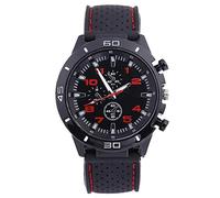 Guindxan Men's Sport Wrist Watch with Casual Analog Silicone Strap