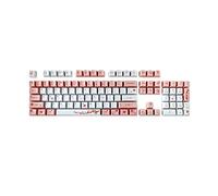 Guindxan PBT Keycaps Sublimation 104 PBT Keycaps for MX Switch Mechanical and Optical Gaming Keyboard Sakura Pink