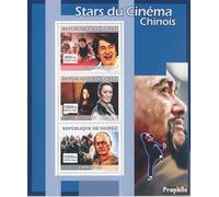 Guinea 4977-4979 Sheetlet (complete. issue) unmounted mint/never hinged ** MNH 2007 Cinema: chinese stars (Stamps for collectors) Celebrities/Film/Theater/Radio