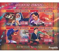 Guinea-Bissau 3516-3519 Sheetlet (complete. issue) unmounted mint/never hinged ** MNH 2007 Ayrton Senna (Stamps for collectors) Cars/road traffic