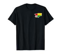 Guinea-Bissau Flag Map Star West Africa Design T-Shirt